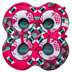Blast 4 | 1-4 Rider Towable Tube for Boating