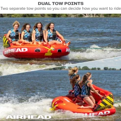 Great Big Mable® | 1-4 Rider Towable Tube for Boating