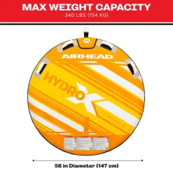 Hydro-X 2 | 1-2 Rider Towable Tube for Boating *Walmart Exclusive*