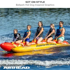 Jumbo Dog | 1-5 Rider Towable Tube for Boating