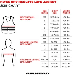 Orca Neolite Kwik-Dry Life Jacket Vest | Child-Adult