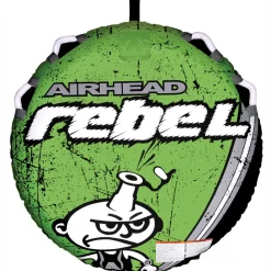 Rebel Kit | 1 Rider Towable Tube, Pump & Rope for Boating