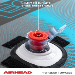 Ripple Effect 3 | 1-3 Rider Towable Tube for Boating