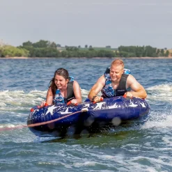 Stars & Stripes 2 | 1-2 Rider Towable Tube for Boating