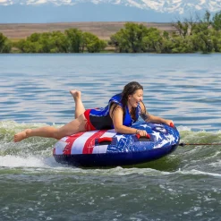 Stars & Stripes | 1 Rider Towable Tube for Boating