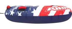 Stars & Stripes Kit | 1 Rider Towable Tube, Pump, Rope for Boating