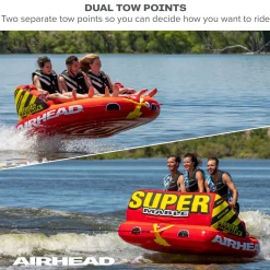 Super Mable® | 1-3 Rider Towable Tube for Boating
